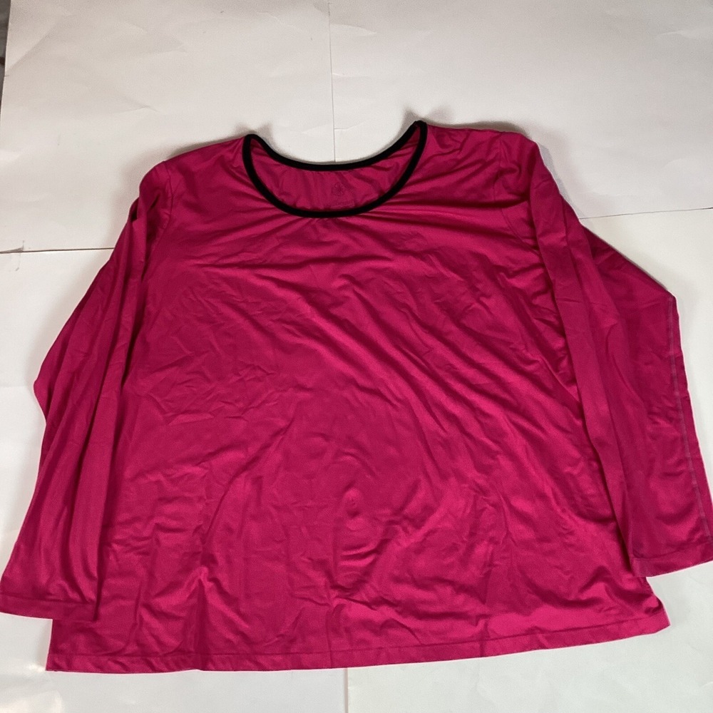 Full Beauty Sport Womens T Shirt Top Size 26/28 Long Sleeve Comfort Stretch